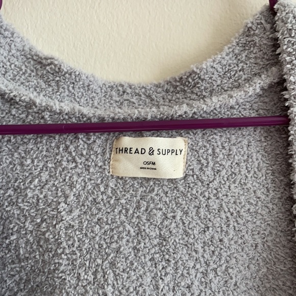 Ultra cozy color block cardigan - Picture 2 of 3